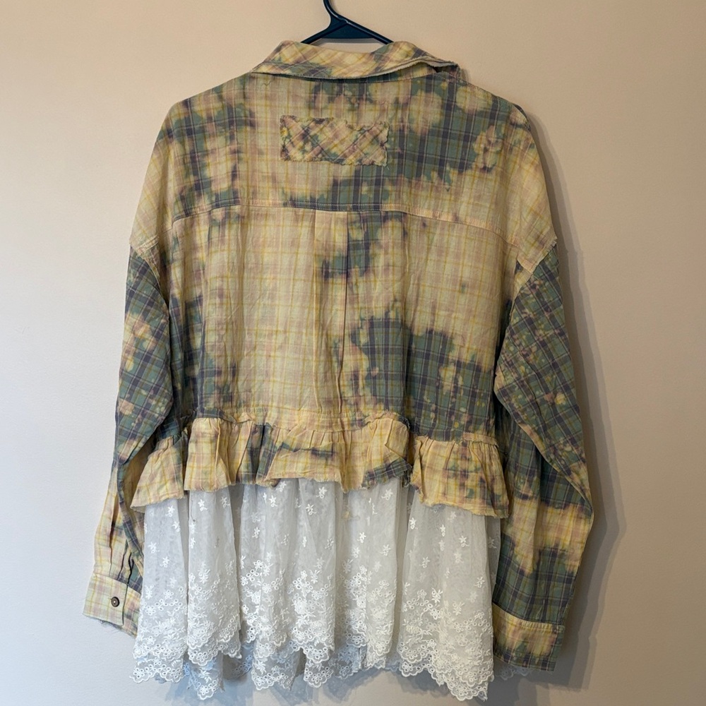 Blue Velvet Pastel Plaid Fabric - Picture 6 of 6